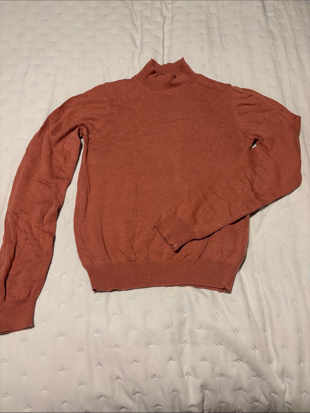 Women’s Pink Mock Neck Sweater